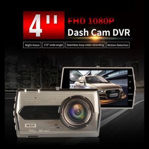 4-дюймовый IPS CAR DVR 1080p с G-Sensor Dual Camera Wi-Fi Парковка Обнаружение движения