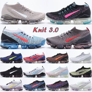 Top Fly 3.0 Men Kvinnor Rinnande skor Knit Designer Violet Ash Black Baltic Blue Hyper Pink Turquoise Crimson Pure Platinum Outdoor Sneakers Storlek 36-45