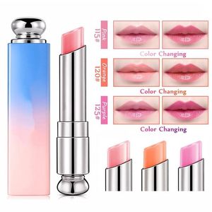 Lip Gloss Crystal Jelly Batom Hidratante Lábios Nutritivos de Longa Duração Temperatura Mágica Mudança de Cor Cuidados Cosméticos para Lábios para Lábios