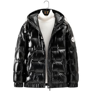 윈드 브레이커 남자 겨울 코트 짧은 립스톱 다운 재킷 따뜻한 후드 윈드 브레이커 두꺼운 양육자 재킷 맨 220830