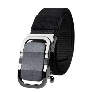 Belts Fashion Mens Metal Slide Buckle Nylon Quick Drying Breathable Cowboy Jeans Accessories 3.4cm Outdoor Waist Strap Cinto