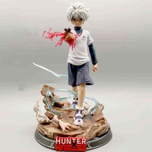 27cm Hunter x Hunter Gon css & Killua Zoldyck Anime PVC Action Figure Toy GK Game Statue Figurine Collection Model Doll Gift H313n