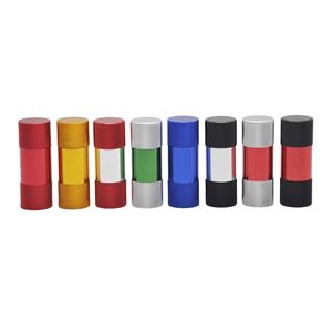 Latest Smoking Colorful Cream Whipper Pollen Press Aluminum Alloy Cylindrical Pressure Device Accessories Herb Tobacco Spice Miller Grinder Cigarette Holder DHL