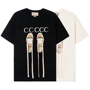 Men's T-Shirts Spring and summer round neck T-shirt long shoelace colorblock digital printing logo craft