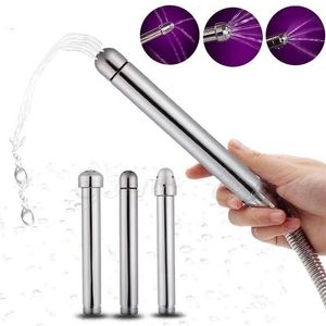 3 Heads Anal Vagina Enema Cleaning for Woman Gay Adult Cleaner Annal Buttplug sexy Toys But Butt sexyules Faucets Shower Tool