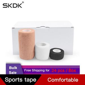 Wholesale elbow wraps for sale - Group buy Elbow Knee Pads SKDK pc Non Woven Bandage Rolls Athletic Tape Self Adherent Cohesive Wrap Bandages Bundle Pack For Wrist Hand P