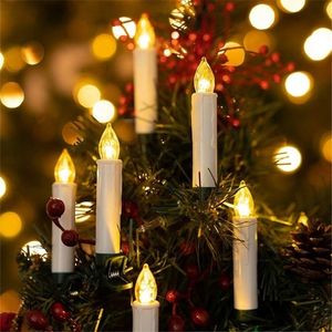 Creative LED Candle Lamp Simulation Flame Tea Light Home Födelsedag Christmas Candle Party Wedding Candels Safety Home Decoration 220510