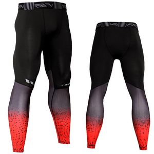 Leggings elastici a compressione Pantaloni sportivi Taglie forti Collant 3XL Uomo Palestra Jogging Pantaloni fitness per il sudore Abbigliamento sportivo