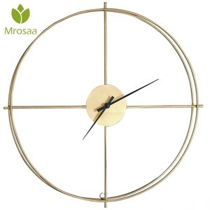 50 cm grandi orologi da parete silenziosi design moderno per la decorazione domestica ufficio stile europeo appeso orologio Y200109