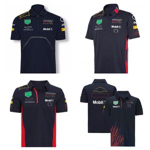 Zestawy wyścigowe F1 Formuła 1 Racing Polo Suit Nowa koszulka Lapel o tym samym zwyczaju