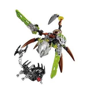 Bionicle Ketar Creature of Stone+Pohatu Stone Land Gu Action Figur Byggnadsblock Robot Toys Compatible Major Brand 71301+71306 AA220317