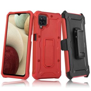 2nd Shell Designs Combo Defender Belt Clip Falls för iPhone 13 Mini 12 Pro Max Samsung A13 A53 A73 A03 Hybrid PC TPU Rugged Cover Protectors