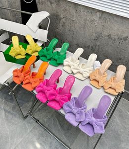 2022 pantofole da donna Designer di marca Sandali Moda Donna CON SCATOLA Rivetti stampati a fiori di lusso infradito da spiaggia unisex pantofola taglia 35-41 9 cm