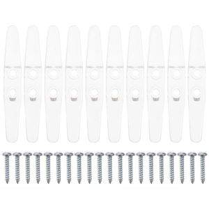 Fio 10 pcs janela cego corda chuteiro transparente plástico criança segurança cord