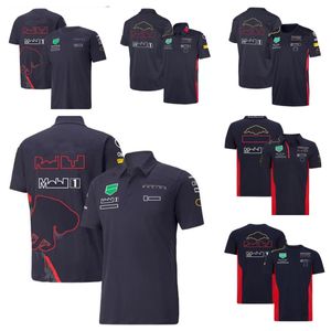 F1 Formel One Racing Polo Shirt Summer kortärmad t-shirt med samma anpassning