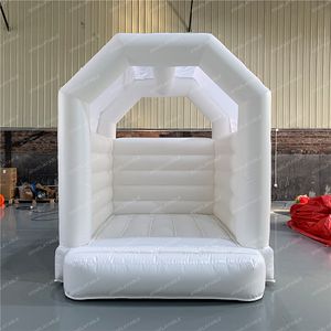 xyinflatableアクティビティ屋外ゲームインフレータブルウェディングキャッスルホワイトバウンサーバウンスハウスエアブロワーで販売