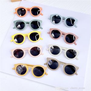 2022 kinder bonbonfarben sonnenbrille baby jungen mädchen Vollformat anti UV strand Schutzbrille kinder im freien brille B334