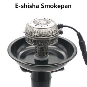 Multifunktionale Metall E-Shisha Smokepan Elektronische Shisha Tabakschale Holzkohleofen Sheesha Chicha Narguile Zubehör