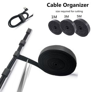5m kabelorganisat￶r Wire Winder Clip Earphone Holder Mouse Cord Free Cut Cable Management USB Charger Protector