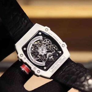 Watch Date Luxury Richardmill Wristwatch Wine Barrel Rms67-02 Series Automatic Mechanical Ceramic Case Tape Men