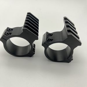 戦術アクセサリー戦術25.4mm 30mmスコープリング懐中電灯マウント4スロット/6スロットアダプター20mmピカティニーレールハンティングパーツ