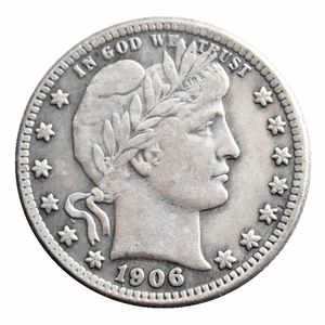 US 1906-P-D-O-парикмахерская Quater Dollar Craft Silvered Copy Coins Coins Metal Dies Manufacturing Factory цена