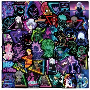 50Pcs/Lot Neon sticker Mix Anime My Hero Academia Graffiti Stickers Car Computer Phone Bike Laptop Cool Waterproof Sticker