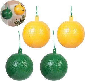 8 cm Hängende Fliegenfalle Ball Obst Fliegenfänger Klebefalle Wiederverwendbare Effektive Falle Wespe Biene Obstbaum Obstgarten Kontrollprodukt