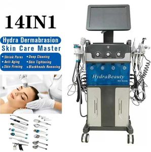 Directly effective 14In 1 Hydra facial diamond Dermabrasion water aqua peeling antioxidant fusion skin rejuvenation vacuum glycolic peels