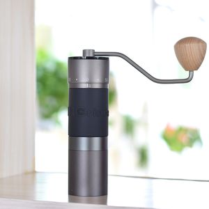 Kingrinder K4  K6 manual coffee grinder portable mill 420stainless steel 48mm stainless plating burr 220509