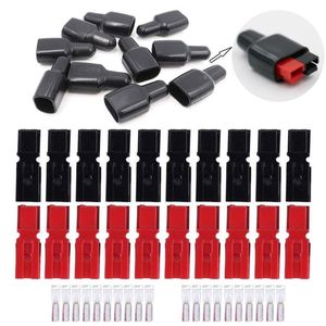 Other Lighting Accessories 10Pairs/lot 30/45A PP30 PP45 Plug Red Black Power Solar Panel Connector With 10PCS FR PVC Cover Flame Retardant S