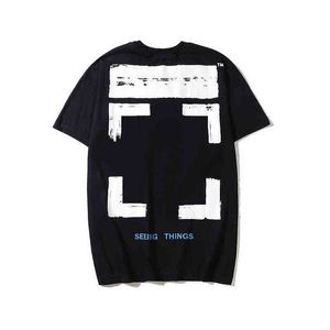 T-shirt da uomo a manica corta Harajuku Hip-Hop Summer Neutral Streetwear American O-Collo Boy Black Casual Fashion