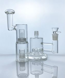 Narghilè in vetro spesso e stabile Vapexhale matrice per pipa ad acqua perc con 5,4 pollici; asta aeratore con staffa alta (GB-318)