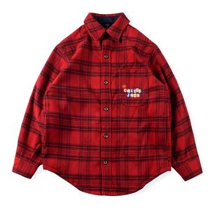 Homens Casaco Vermelho Botão Botão Para baixo Camisas Digitas Casacos Puff masculino Impresso de Alta Qualidade Quente Casual Outwear Tops