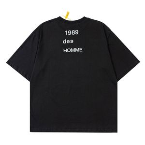 Yaz Avrupa Japonya 1989 Homme Baskı T Shirt Moda Erkek Kısa Kollu Tişört Kadın Giysileri Rahat Pamuk Tee