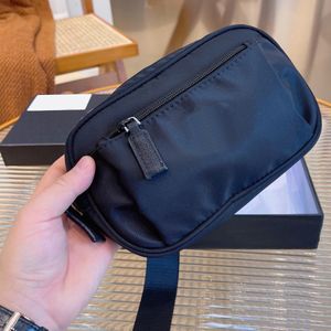 Дизайнеры 6 цветов поясные сумки с коробкой классический стиль водонепроницаемый поясная сумка модный кошелек через плечо зажим для денег мужская черная нагрудная сумка беговой ремень PW1012