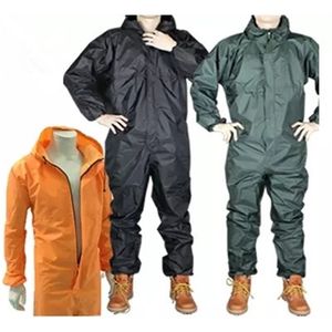 Conoined Raincoats Overalls Electric Motorcykel Fashion Raincoat Män och kvinnor Fission Rain Suit 201015