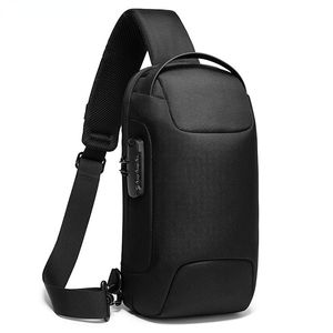 Duffel Bags Chest Bag Anti-thief Men Crossbody Waterproof Shoulder USB Charging Short Trip For Male Travel PackDuffel