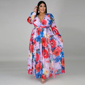 Vestidos plus size verão chiffon feminina v pesco