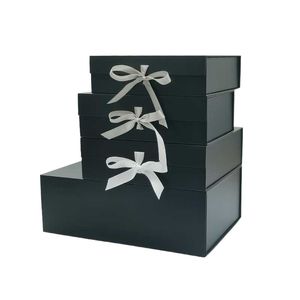 Umweltfreundliche, maßgeschneiderte Schachteln aus Faltpappe mit Bändern, bedruckte Geschenkkartonverpackung