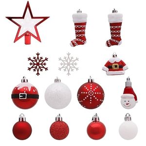 70 PCs pendurados pingentes de bola Bolas criativas de ornamentos do ano Navidad Christmas Decor 201203