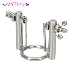 Vatine Penis -Stecker Verstellbarer Harnröhrendilatatoren Edelstahl sexy Spielzeug für Männer Stimulator Produkte Katheter Klänge