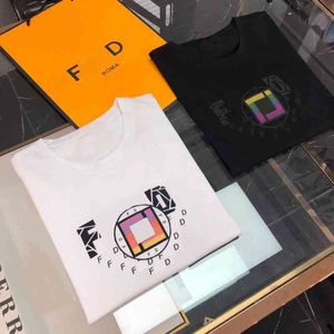 Wholesale european fashion trends for sale - Group buy FF Designer FD Fende Dibg Fashion Brands T Shirt High Street Europe And America Large Loose Trendy Round Neck Trend Summer Autumn New Mens Woman Lovers Tshirt