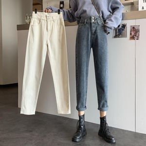 Jeans da donna Pantaloni in denim Summer Thin 2022 Small Straight Tube Ravanello Daddy Vita alta
