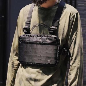Marsupi Uomo Tactical Chest Rig Bag Donna Hip Hop Streetwear Funzionale Crossbody West Vest regolabile Utility Pack