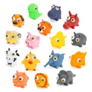 UPS Fidget Toy Pinch Music Cartoon Zwinkerndes Tier Pop Eye Doll Squeeze and Pinch Fun Plastic Pops Eyes Winkings Vent Stressabbau-Spielzeug