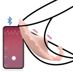 Osynliga trosor vibratorer Klitoris Stimulator Orgasm 10 Speed ​​App/Remote Control Wearable Vibrator Sexiga leksaker för kvinnor