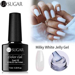 Nxy Nail Gel 7 5 мл Млечный желе белый польский S чистый розовый протягивает наконечник впитается светодиодный УФ лак 0328