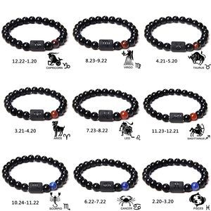 Moda 12 Bracelets de constelação