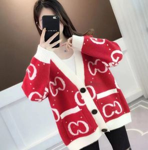 2022 New Womens Sweaters Women Spring Autumn Loose Casual Woman Sweaters Cardigan